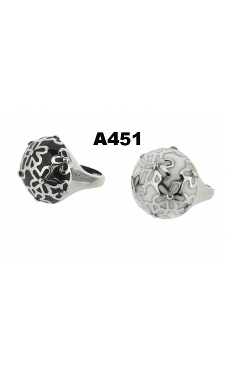 Outlet Anillo Acero Esmaltado